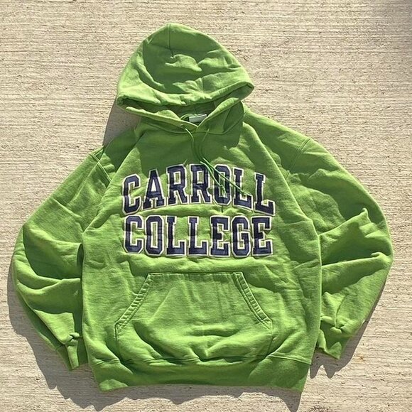 Champion Men's Green Hoodie - Picture 1 of 5